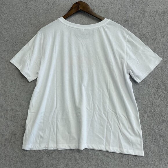 NEW Keith Haring Women's XL Graphic T-Shirt White & Red - Picture 5 of 9